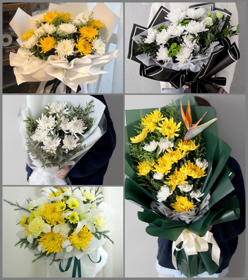 河南南阳社旗县唐庄乡圈里村白事花束代送